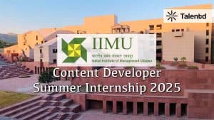 IIM Udaipur Summer Internship 2025 – Content Developer: Eligibility, Application Process, Deadlines, Stipend, and More