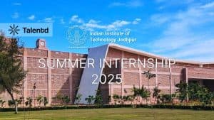 IIT Jodhpur Internship